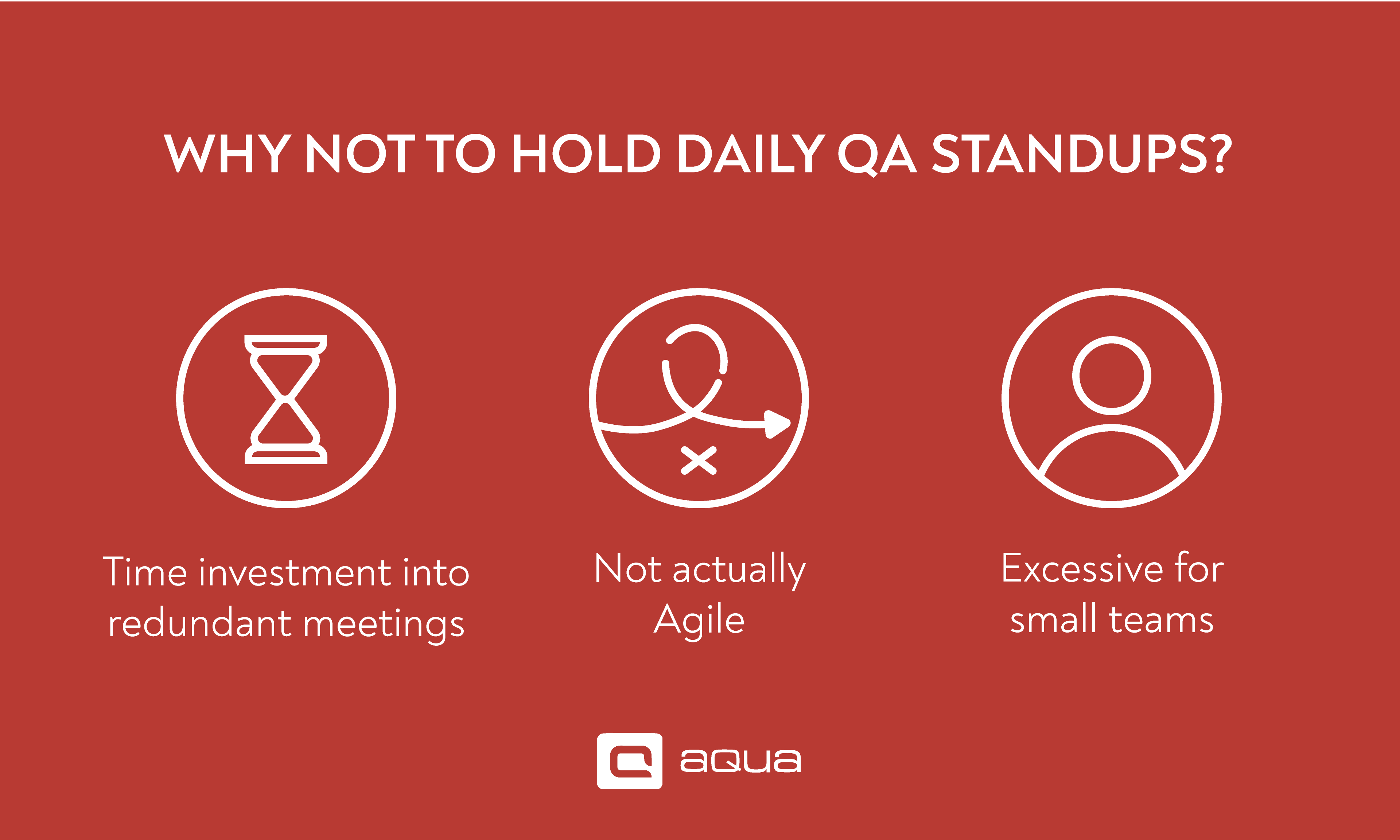 Why not to hold daily QA standups