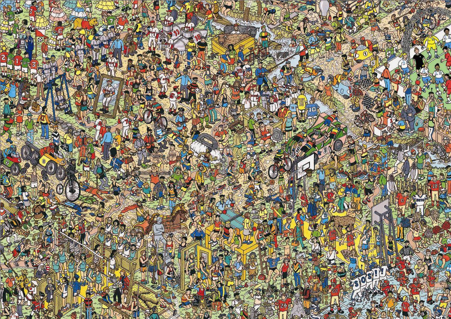 Where's Waldo football